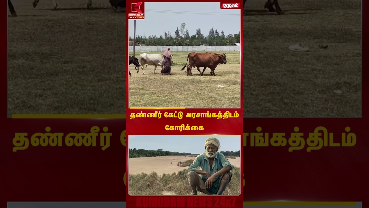 தண்ணீர் கேட்டு அரசாங்கத்திடம் கோரிக்கை | Kumudam News | #shorts