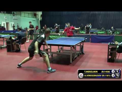 FINAL DAY MERZLIKIN - VINOGRADOV MOSCOW CHAMPIONSHIPS Table Tennis
