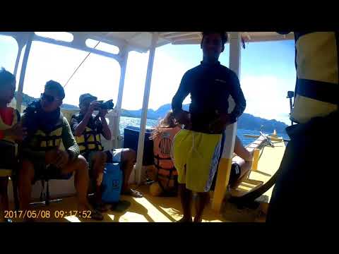 Kick it kuya! 😄 w/ our tourist guide. 1st day Tour, Coron 2017. ❤