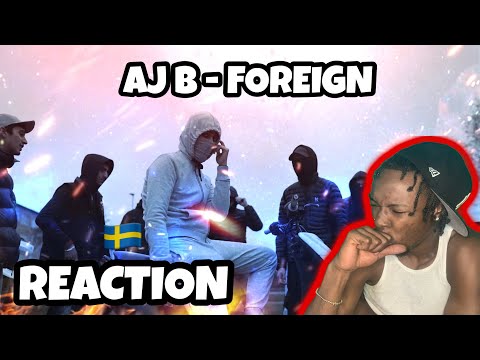AMERICAN REACTS TO SWEDISH DRILL RAP! Aj B - Foreign (ENGLISH SUBTITLES)