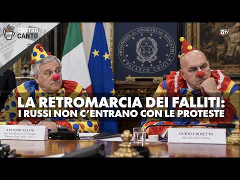 La retromarcia dei falliti: I russi non c'entrano con le proteste - Il Controcanto - 23 Ottobre 2026