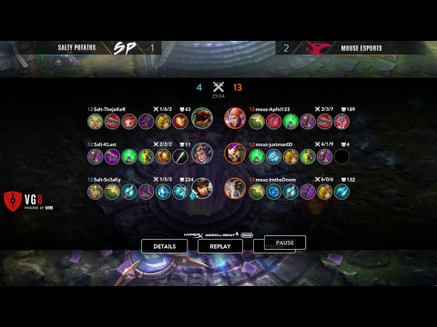 VG8 Mouse Esports vs Salty Potatos - NA Split 2 - Summer 2017