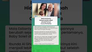 Resmi Jadi Nenek, Maia Estianty Mengaku Kehidupannya Lebih Hangat Sejak Baby Soleil Lahir