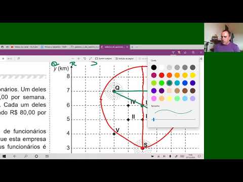 Questão 174 ENEM 2019I Geometria analítica aplicativo relacionamento