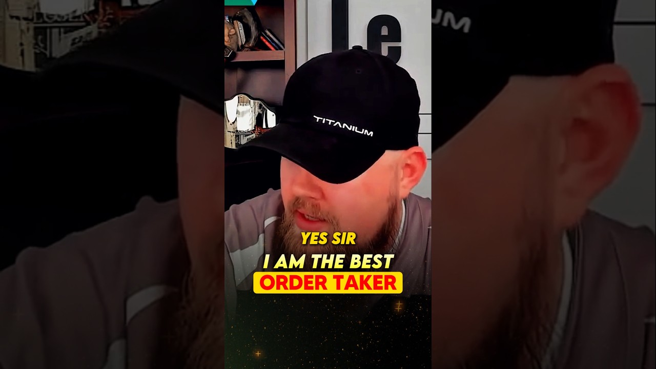 The King Order Taker! #rjbatesiii #kingcloser #wholesalingrealestate #youtubeshorts #shorts #closer