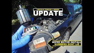 Lincoln Towncar L Series UPDATE ( Wiper Motor Install ) and more