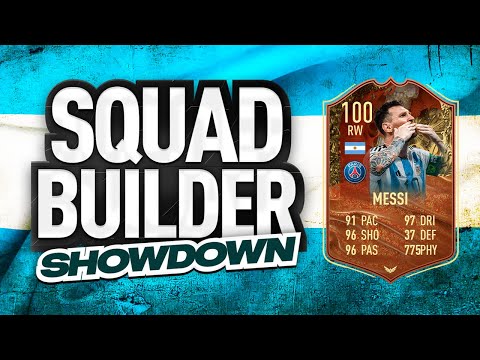 The GOAT 🔥 Lionel Messi SQUAD BUILDER SHOWDOWN Advent Calendar Day 20 - FIFA 23