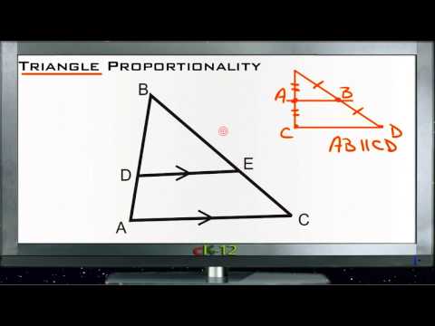 Proportionality In Triangles CK12-Foundation
