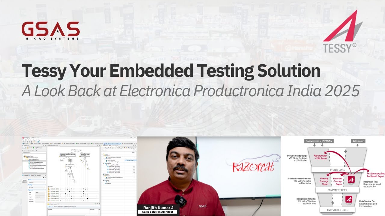Look Back at Electronica 2025: Introducing Tessy E25 Automated Unit Testing Tool