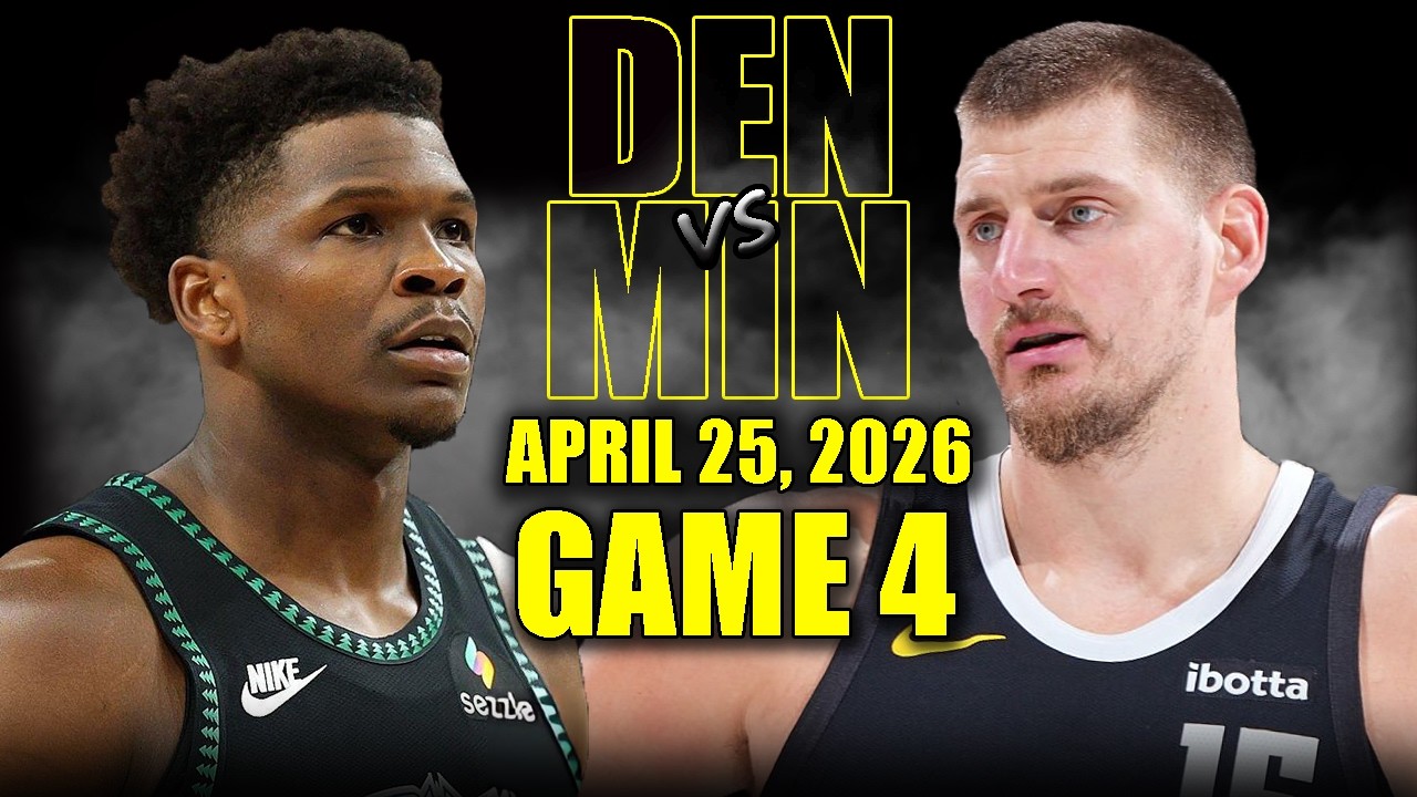 4월26일 덴버 미네소타 NBA 하이라이트