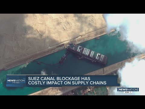 Egypt races to dislodge giant vessel blocking Suez Canal