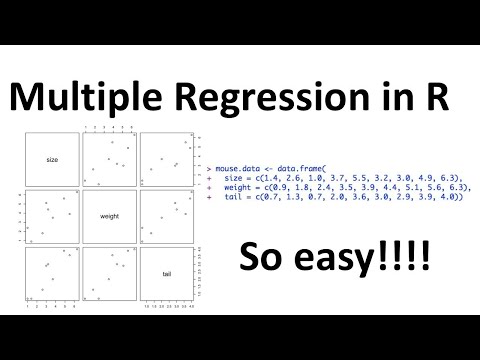 Multiple Regression in R, Step by Step!!!