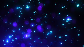 Bright Flying Blue Fire Sparks Background video | Footage | Screensaver