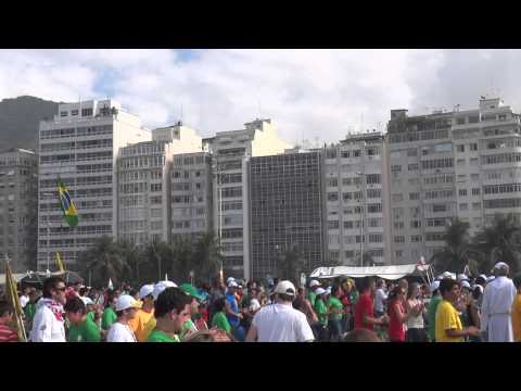 Hino da jornada mundial da juventude - JMJ Rio 2013 - 28-07-2013