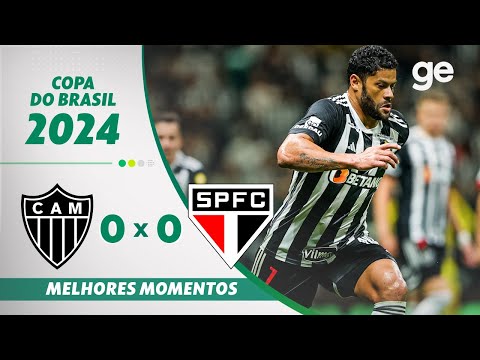 Gols e lances de Atlético Mineiro x São Paulo