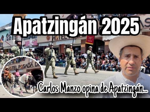APATZINGÁN 2025 🇲🇽 DESFILE 22 DE OCTUBRE🎉 CARLOS MANZO EN APATZINGÁN.