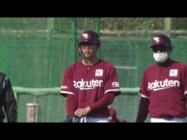 【ファーム】投手戦の均衡破った!! イーグルス・武藤敦貴が値千金の先制タイムリーヒット!! 2022年3月25日  埼玉西武ライオンズ 対 東北楽天ゴールデンイーグルス