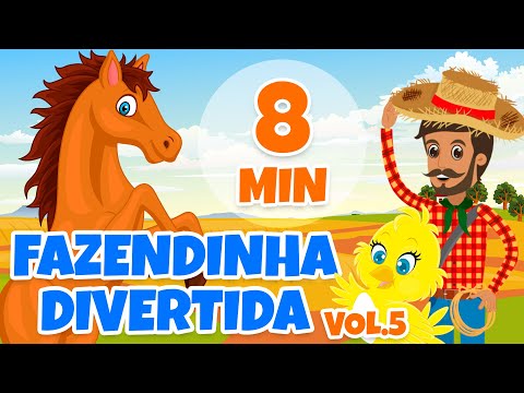 Fazendinha Divertida Vol. 5 - Giramille 8 min | Desenho Animado Musical