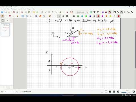 01 Allgemeiner Spannungszustand ein Beispiel (Mohrscher Spannungskreis)