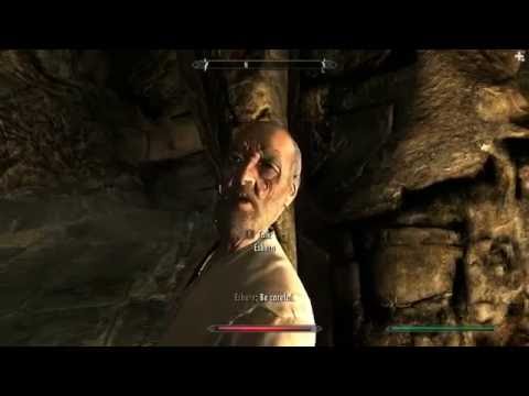 Esbern will cross once it's safe [TES:V]