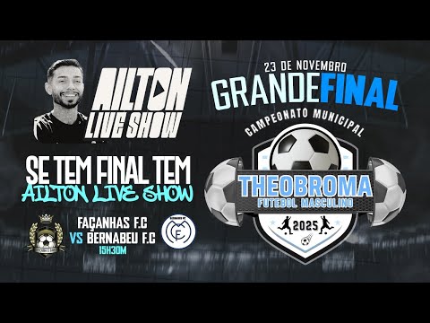 AO VIVO⚽️🔥GRANDE FINAL EM THEOBROMA🥶⚽️🎙️