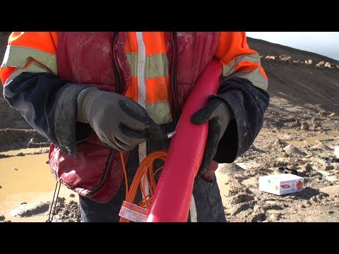 Des tirs de mines sur le chantier routier d'Aigrefeuille-sur-Maine