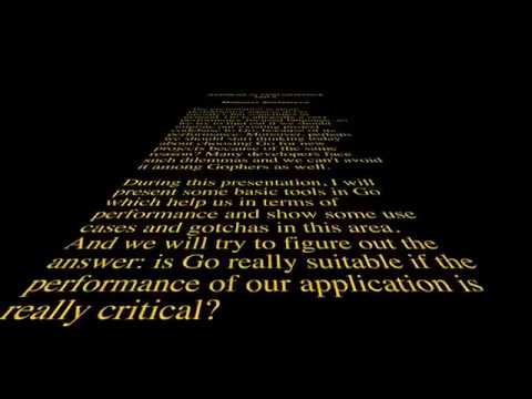 GoCracow #3 - Mateusz Szczyrzyca - Gopher in performance tales