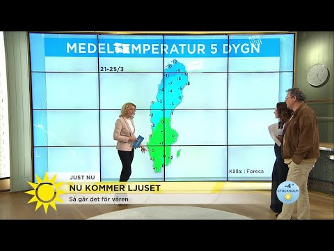 Våren tar ett kliv norrut  - Nyhetsmorgon (TV4)
