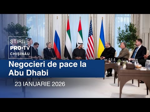 PRO TV News (17:00) | PEACE NEGOTIATIONS IN ABU DHABI | Moldova