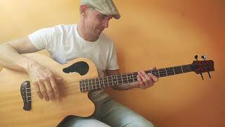 Video thumbnail for Fun with looping a Tacoma Thunderchief acoustic bass by Matthias Wasser Guitar