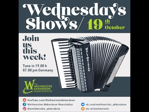 Weltmeister Wednesdays Concert Series Week 42 -2022