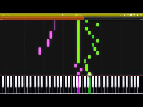 J.S. Bach - Sinfonia No. 7 in E minor (BWV 793) [Synthesia Tutorial]