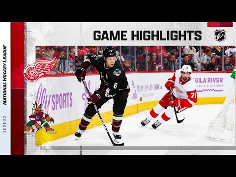 Red Wings @ Coyotes 11/20/21 | NHL Highlights