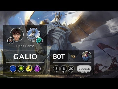 Galio Bot vs Yasuo - EUW Challenger Patch 9.23
