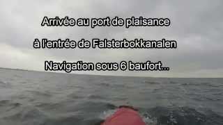preview picture of video 'Navigation en Mer Baltique (Suède) sous 6 Beaufort en canoë rando 450'