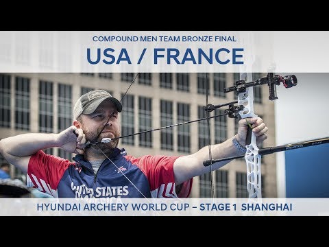 USA v France – Compound Men Team Bronze Final | Shanghai 2017