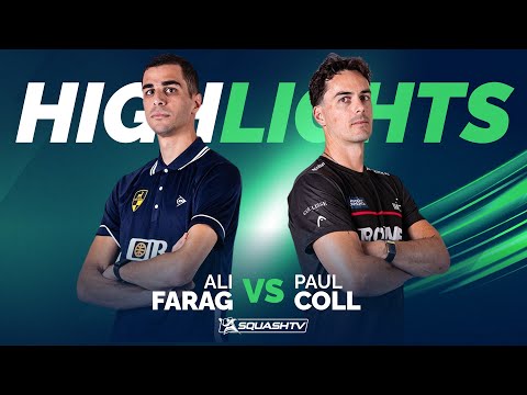 🇪🇬 Farag v Coll 🇳🇿 | Tournament of Champions 2025 | SF HIGHLIGHTS