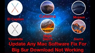 How To Update Mac OS When No Updates Showing In The App Store | How to get old versions of macOS