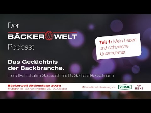 Mein Leben und schwache Unternehmer – Trond Patzphal im Gespräch mit Dr. Gerhard Bosselmann