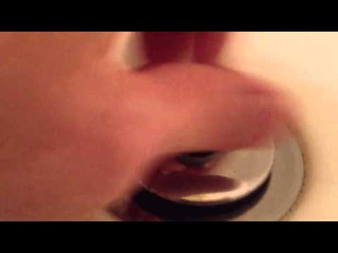 How to get the (push-pull type) stopper out of the bathtub