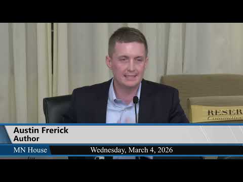 House Agriculture Finance and Policy Committee 3/4/26