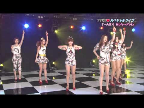 120229 T ara   Roly Poly japanese live   YouTube