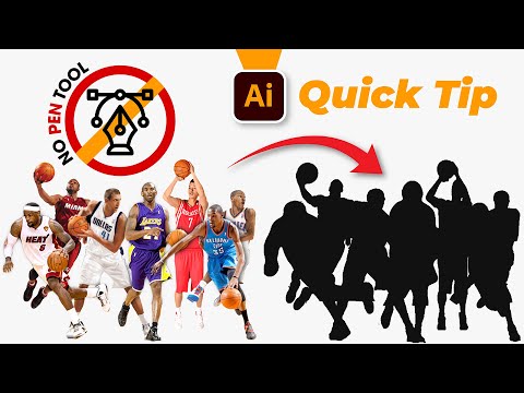 Create Silhouettes Easily Illustrator Tutorial