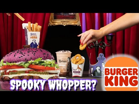 Burger King Adams Family Halloween 2024