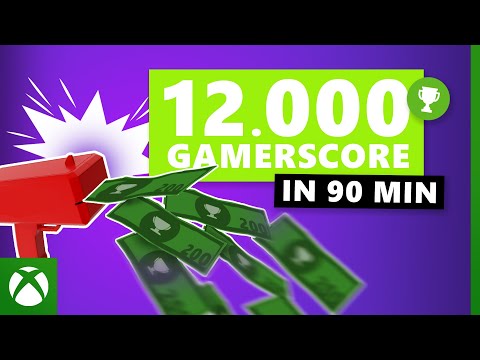 So geht's: 12.000 Gamerscore in 90 Minuten!