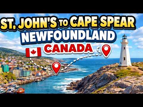 This Drive in Newfoundland Will Blow Your Mind 😍 | St. John's to Cape Spear