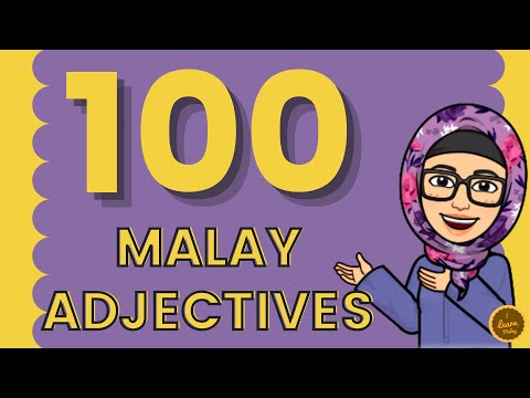 100 Malay Adjectives You Must Know | Spoken Malay 🔥