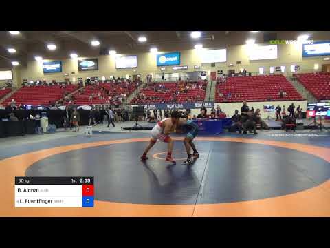 2018 Marine Corps US Open/Senior Men's Greco-Roman 60 Rnd Of 16 - Brian Alonzo (Aubu) Vs. Leslie F