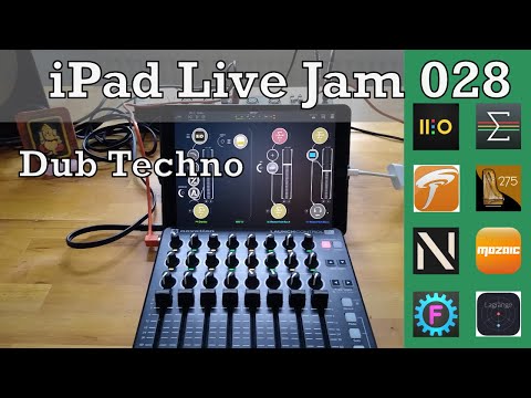 iPad Live Jam 028 | Dub Techno [Launch Control XL, AUM, Drambo, Turnado, Continua]