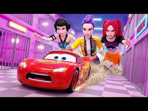 Lightning McQueen ESCAPE KPop Demon Hunters PRISON RUN in Roblox!